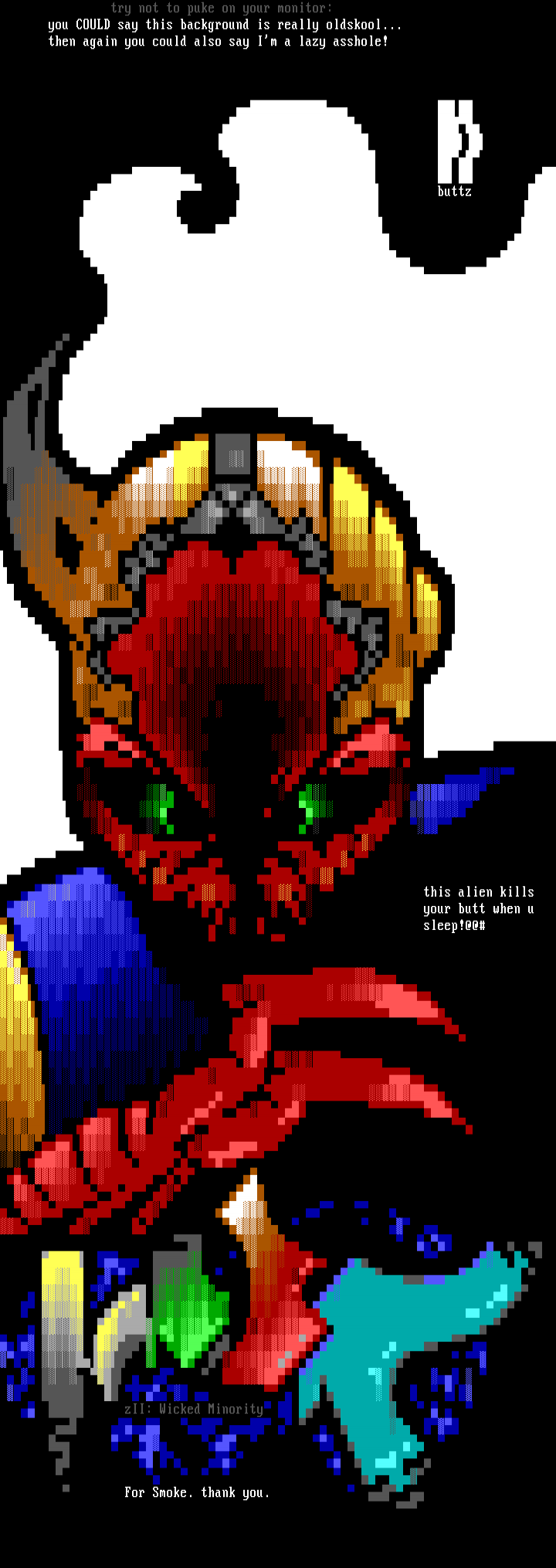 The Alien Butt Killer by Bob