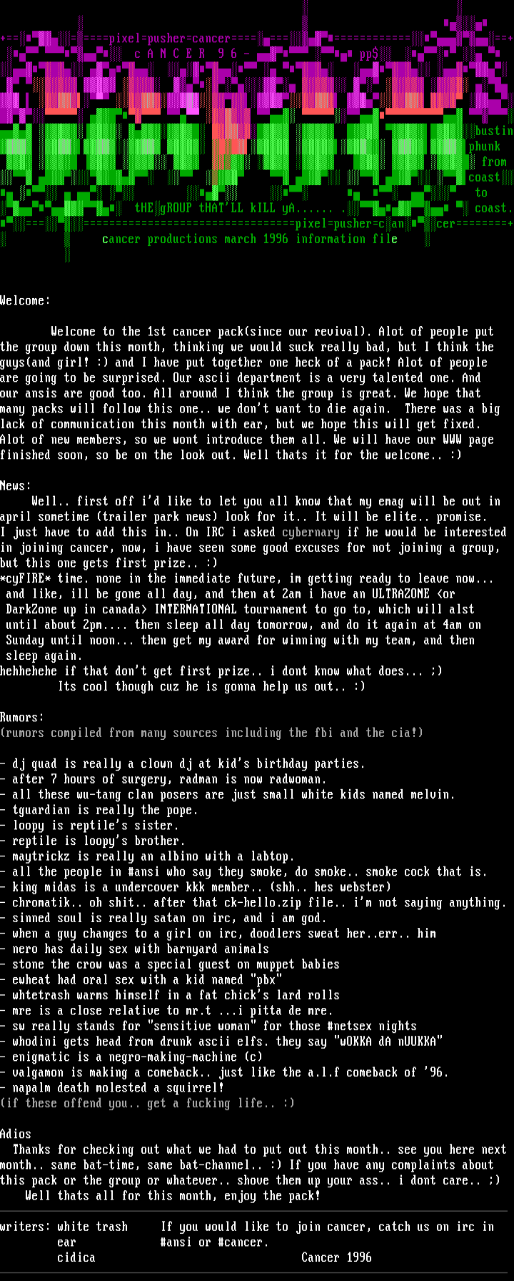 Cancer April Information by Cancer