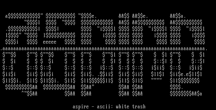 Aspire by White Trash