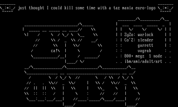 Tazmania Ascii by Cable