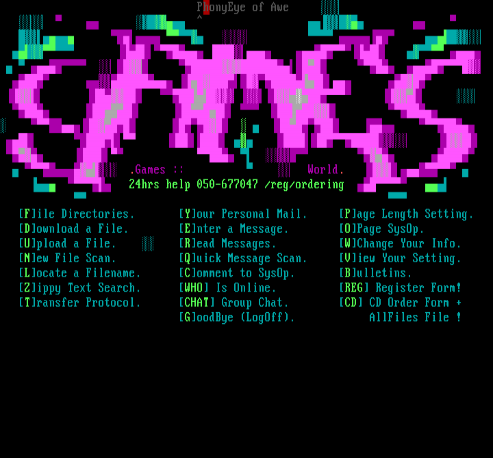 games world by phony eye