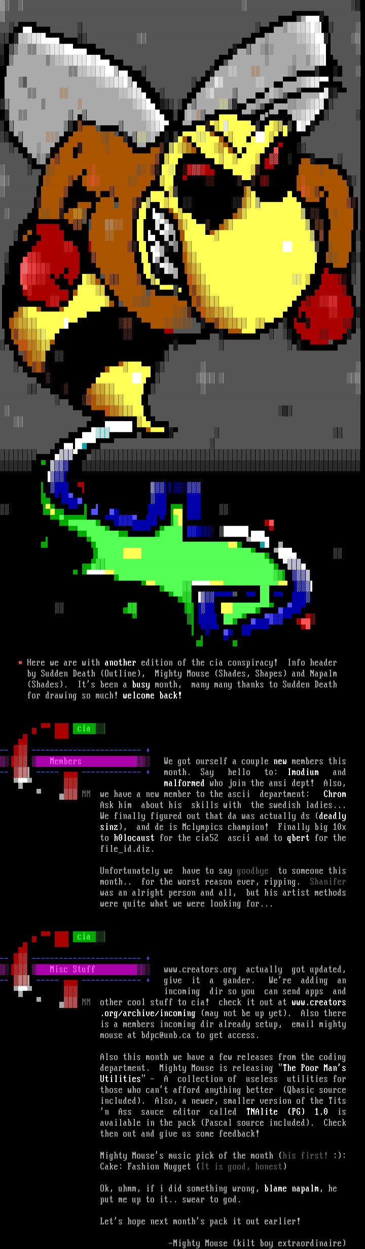 cia conspiracy #52 infofile by cia