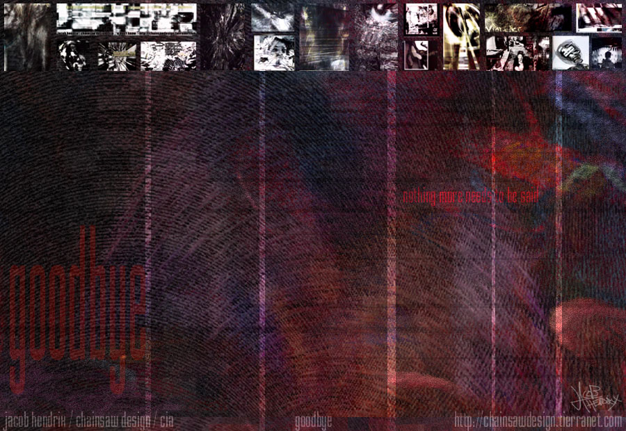 Goodbye by Chainsaw