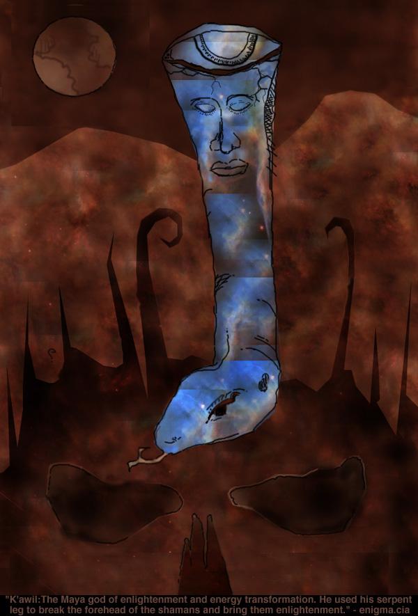K'awil: The Maya God of Enlightenme by Enigma