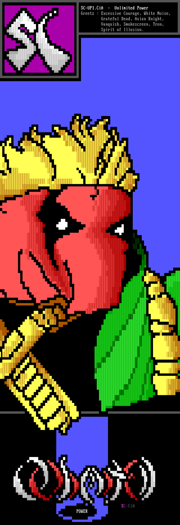 Unlimited Power Ansi by Scribble