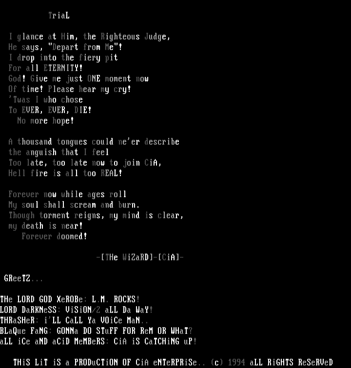 "Trial" by The Wizard