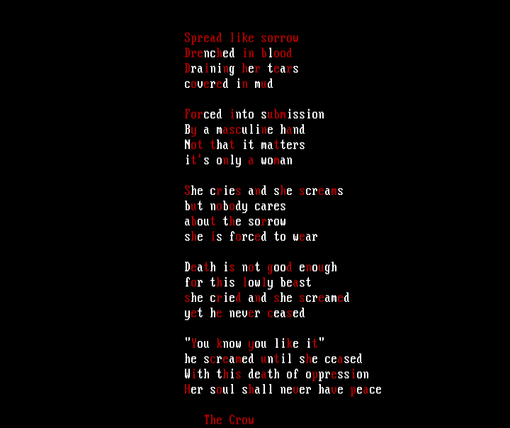 "Untitled" by The Crow