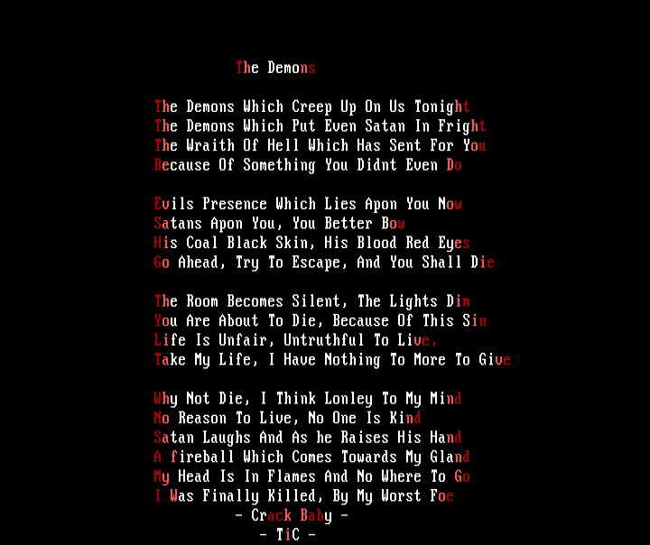 The Demons by Crackbaby