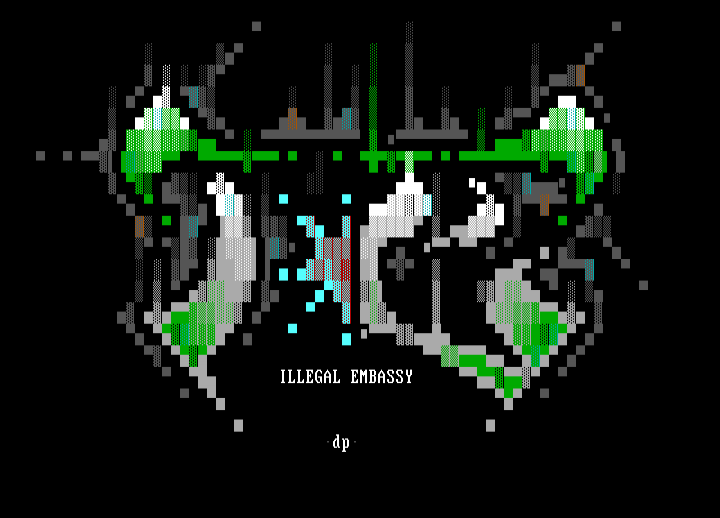 Illegal Embassy Logo by Dairy Product