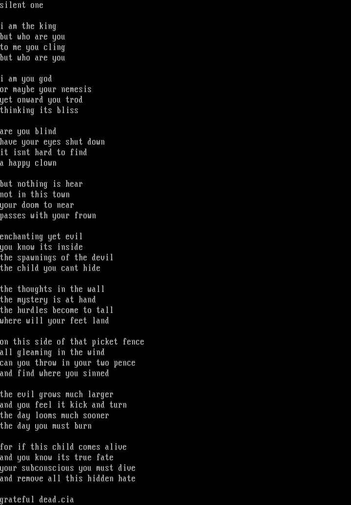 Silent One by Grateful Dead