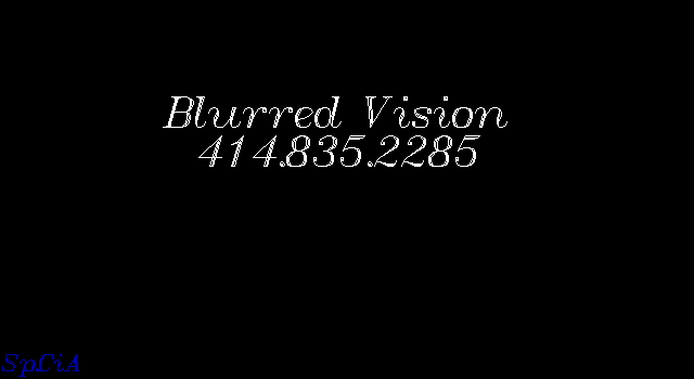 Blurred Vision by Spawn