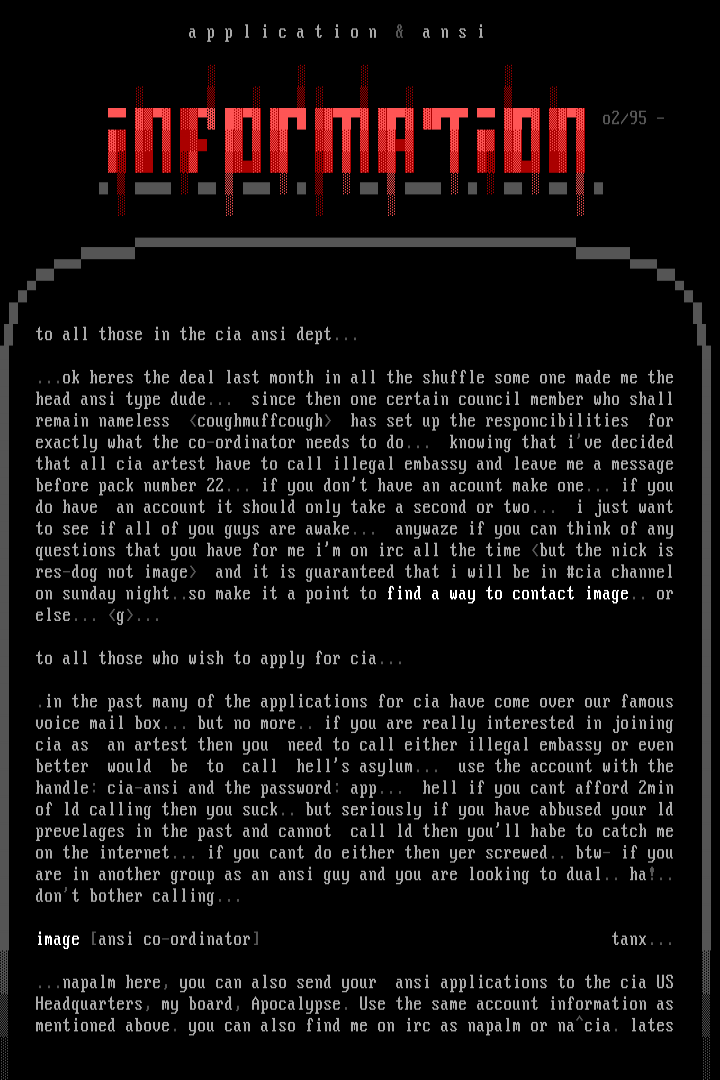 CiA Pack #21 App/Ansi Info by image