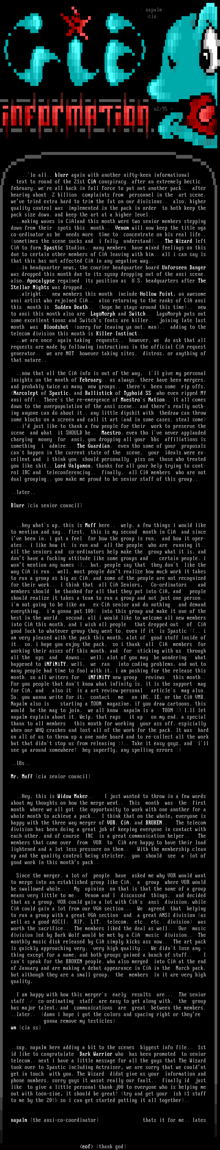 CiA Pack #21 Information by CiA