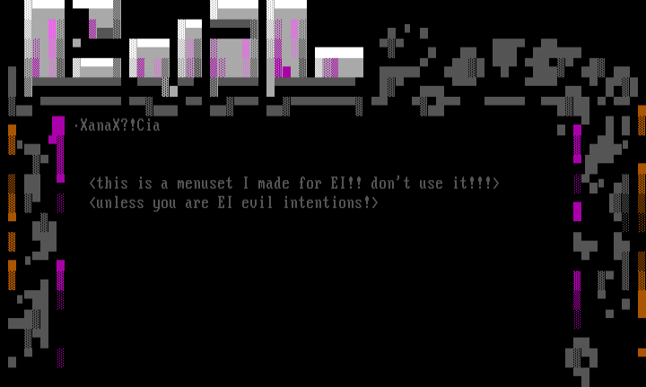 Evil Intentions Menu by XanaX