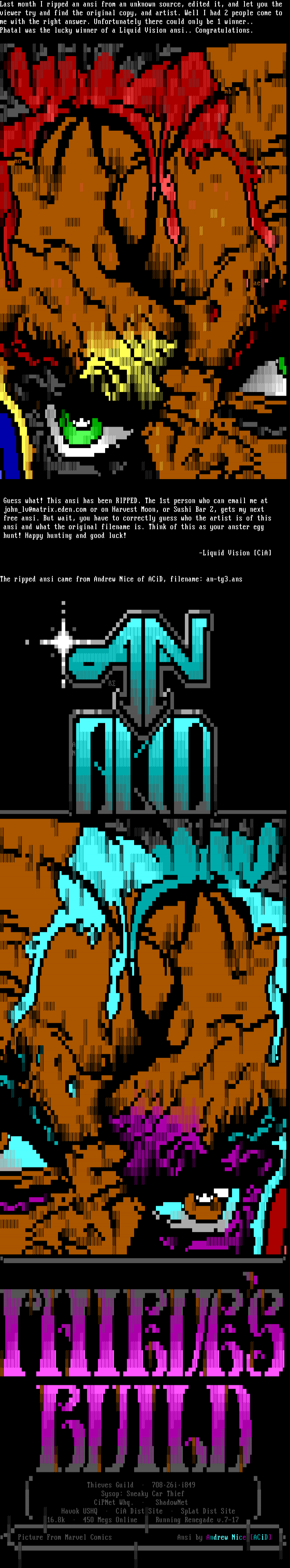Rip'd Ansi Solution by Liquid Vision