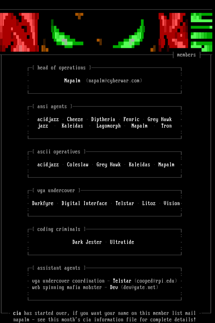 cia conspiracy #28 member listing by cia