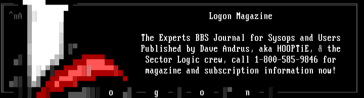 logon magazine promo by napalm