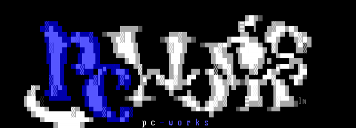 pc works logo by lagomorph