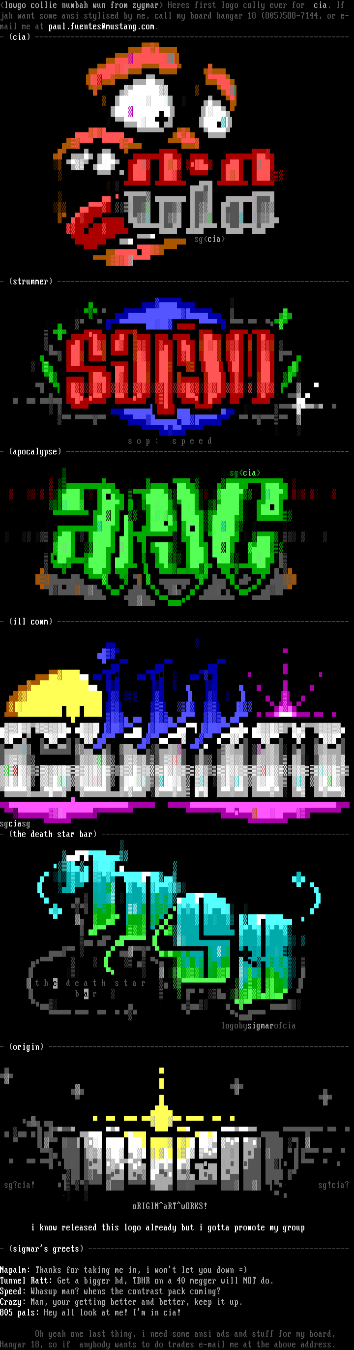 Logo colly numbah wun! by Sigmar
