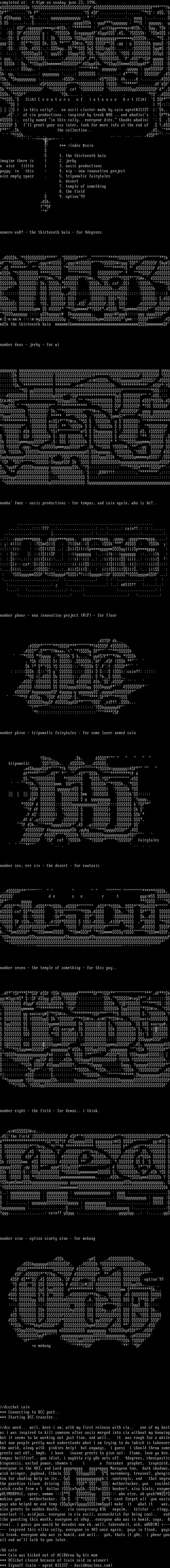 ascii colly by cain