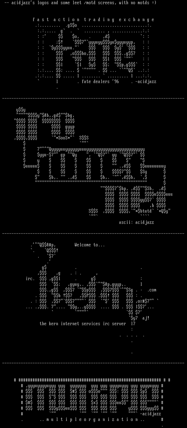 ascii colly for 37 by acidjazz
