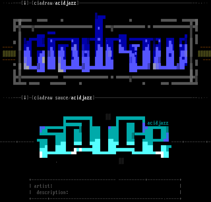 logo colly - ciadraw work by acidjazz