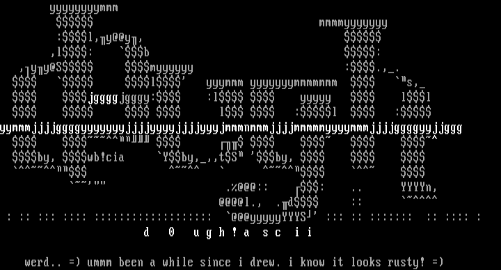 dough ascii by wishbringer