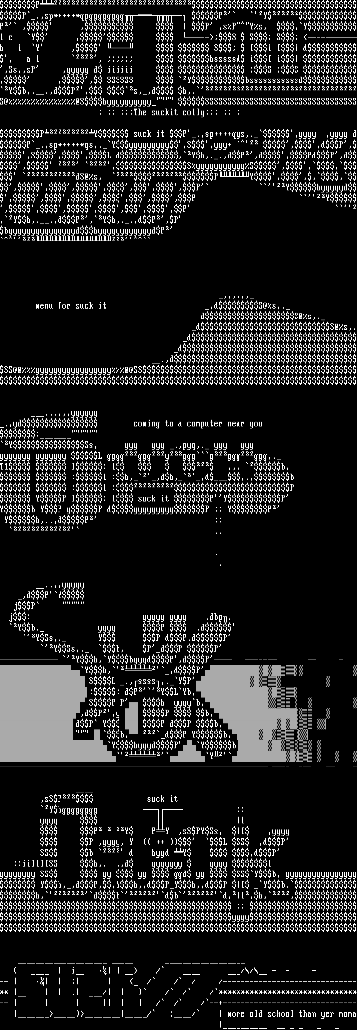 ascii colly by the illusionist