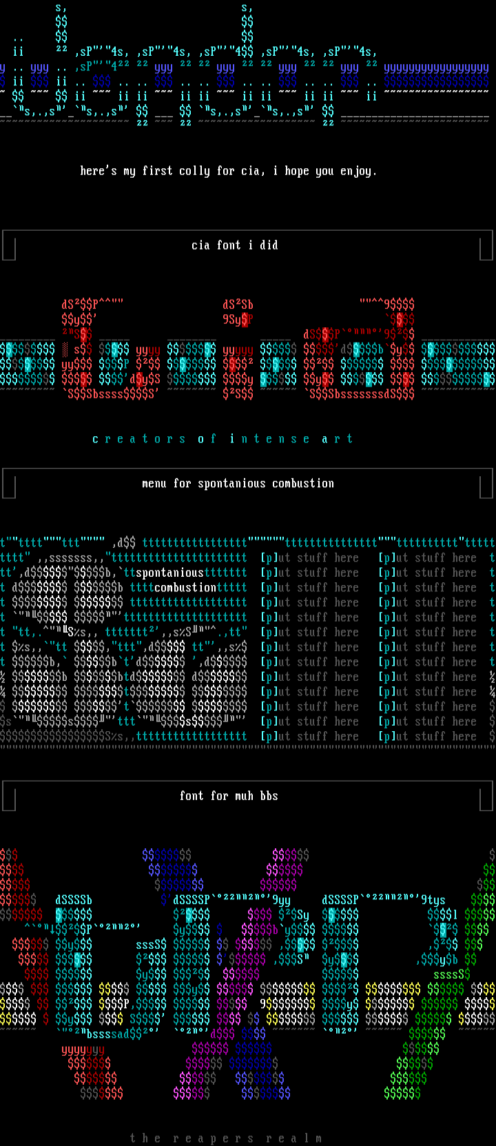 ascii colly by jandor