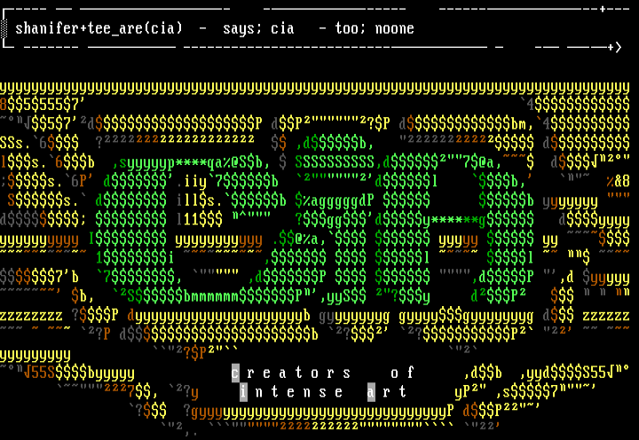 cia ascii by shanifer