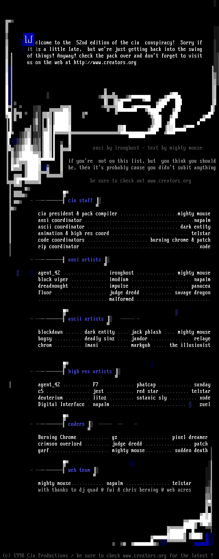 cia conspiracy #52 memberlist by cia