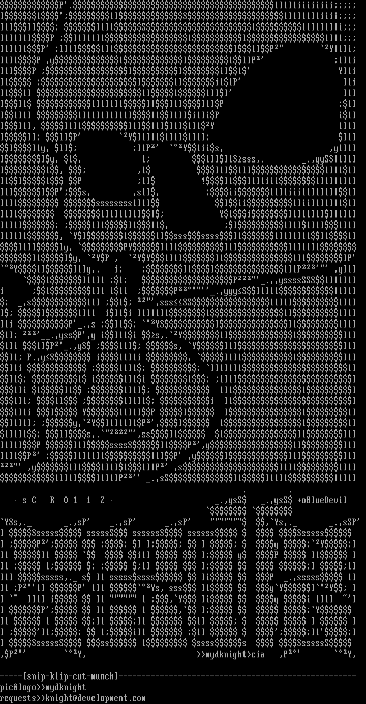 scrollz for BlueDevil by mydknight