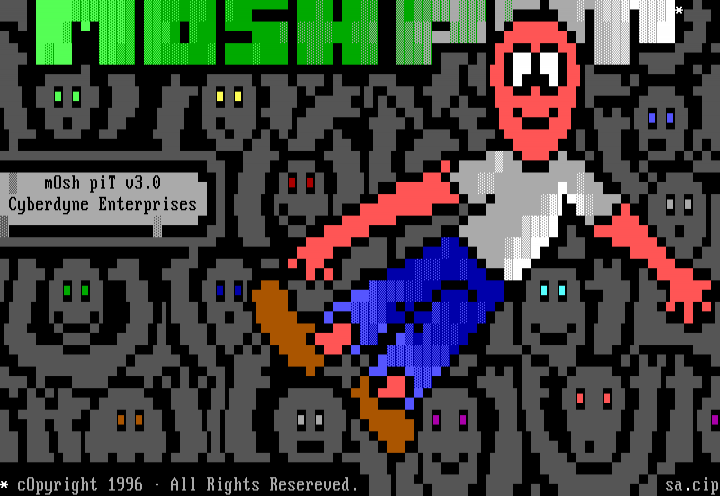 moshpit titlescreen by surreal aphex
