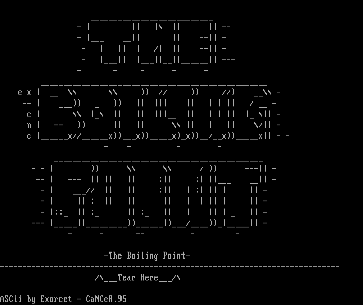 The Boiling Point by Exorcet
