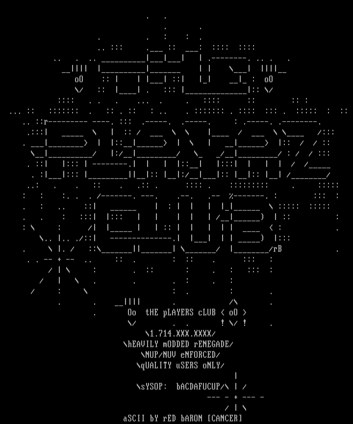 The Players Club by Red Baron
