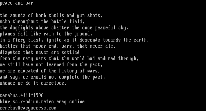 peace and war by cerebus