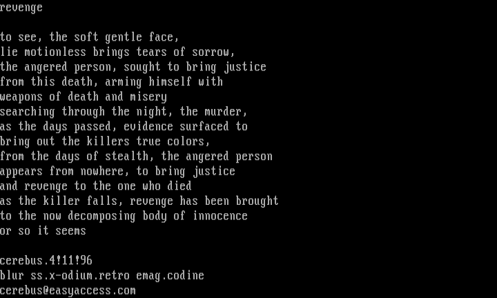 revenge by cerebus