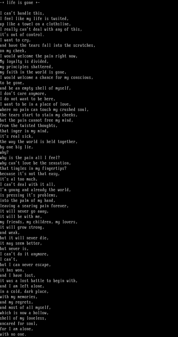 Life Is Gone by Dark Seed