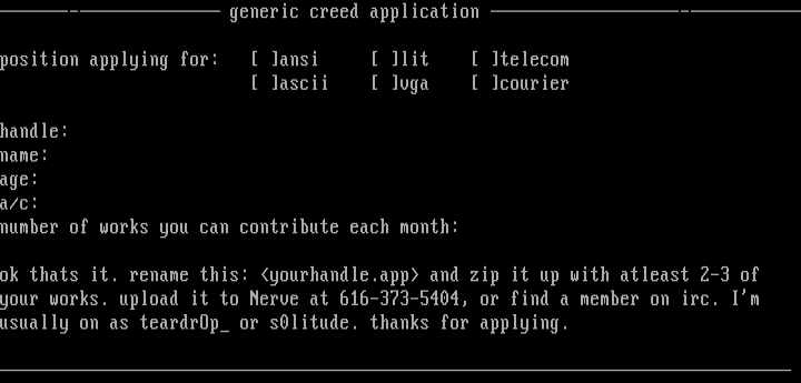 generic Creed app!