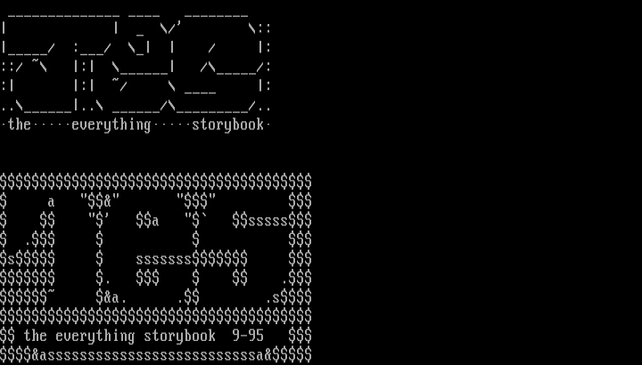 The Everything Storybook diz's by teardrOp
