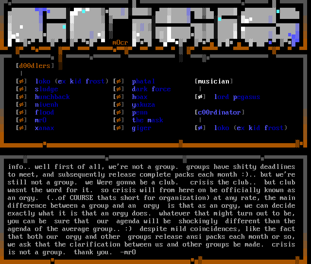 Members List & Orgy Info! by mrO