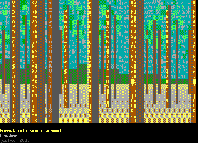 Forest into sunny caramel by Crasher