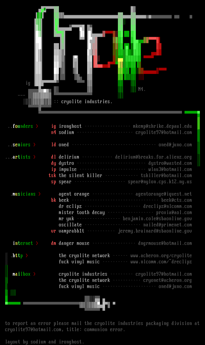 november info file by cryolite management