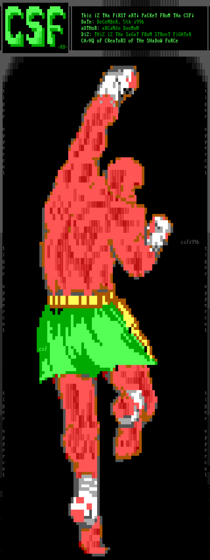 SaGaT aND THa TiGeR uPPeRCuT by aRCaNJo DaeMoN