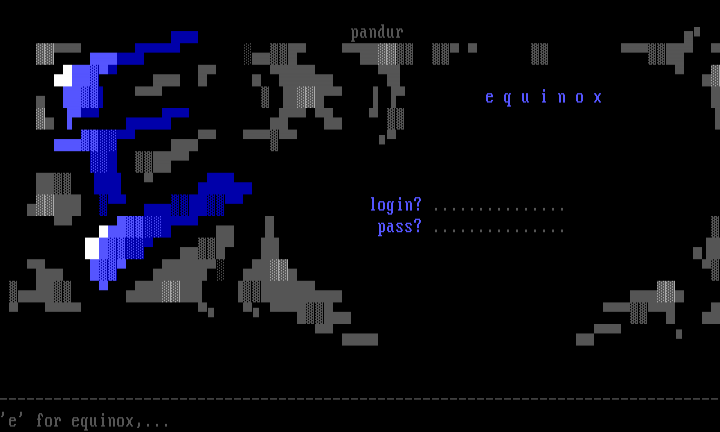 equinox login by pandur
