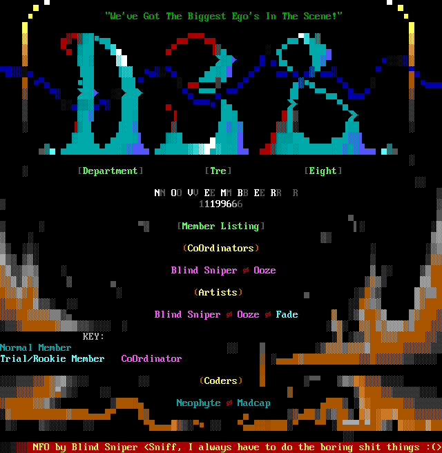 November 1996 Member Listing by Blind Sniper