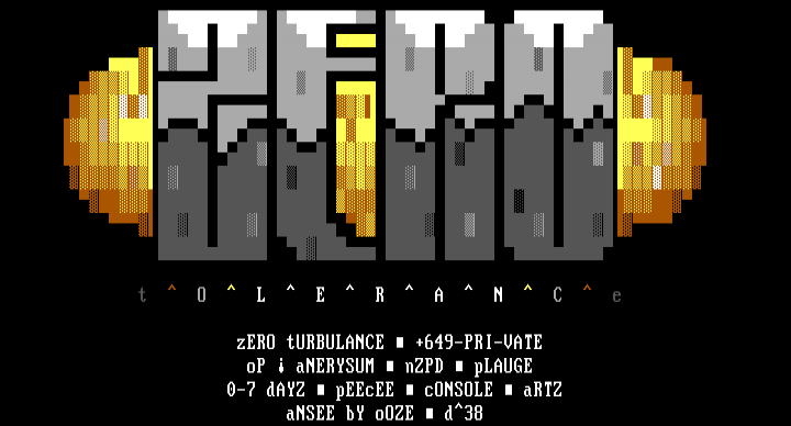 zero tolerance by ooze