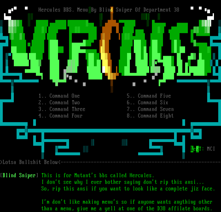 Hercules Menu by Blind Sniper