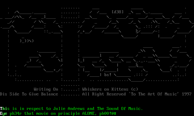 The Art Of Music Continues!@#$ by Blind "Julie" Sniper