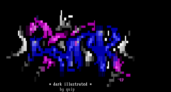 dark illustrated by quip